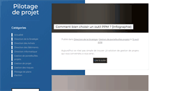 Desktop Screenshot of pilotagedeprojet.com