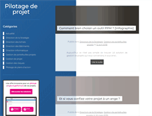 Tablet Screenshot of pilotagedeprojet.com